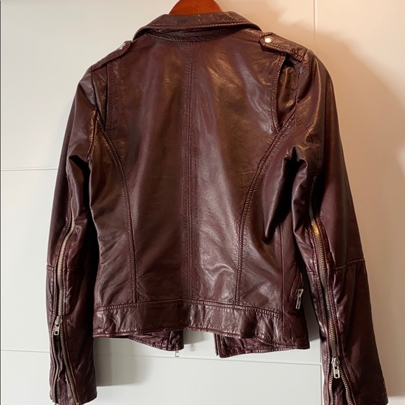 Muubaa distressed lambskin leather jacket - Picture 7 of 7